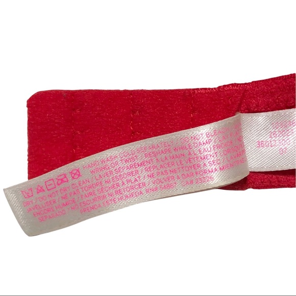 VS Pink Wear Everywhere Bra Red - Picture 9 of 10